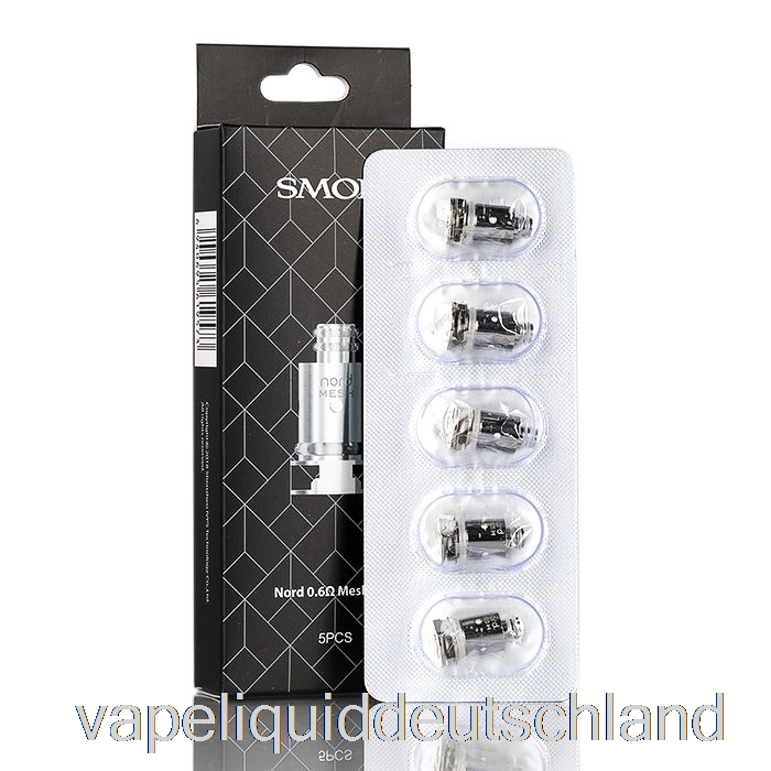 Smok Nord Ersatzspulen 0,6 Ohm Nord Mesh Spulen Vape Deutschland